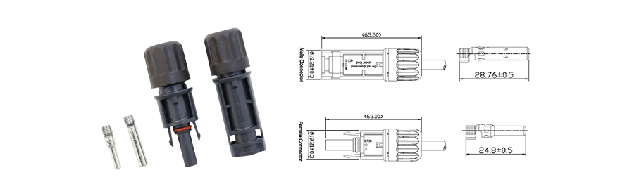 PV-CC Y type in parallel solar harness