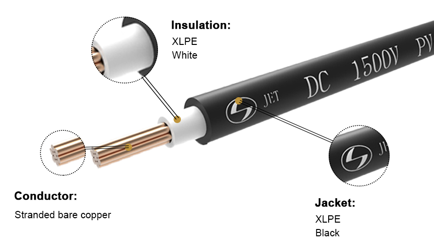 Y Type harness match PV-CC solar cable