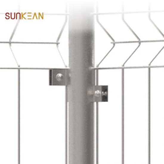 Weld mesh hoop fence