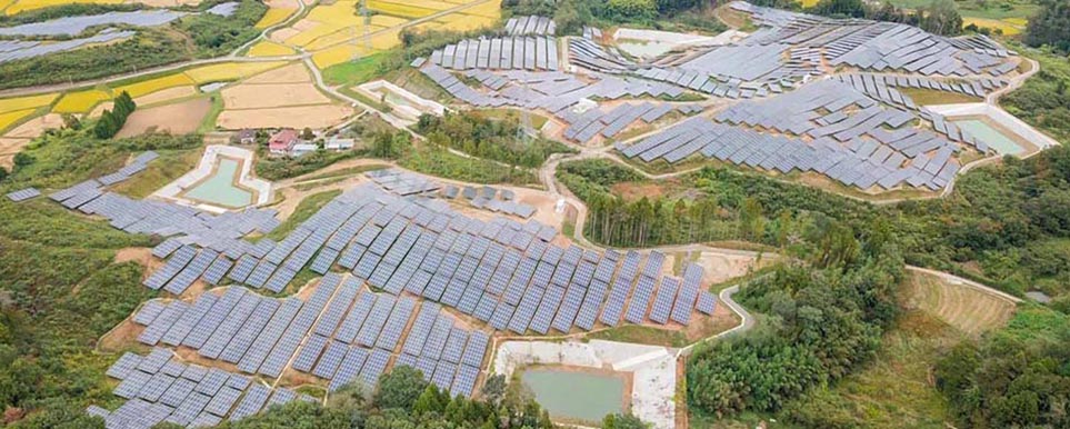 60MW SUIMEI solar energy system project in Japan 2020